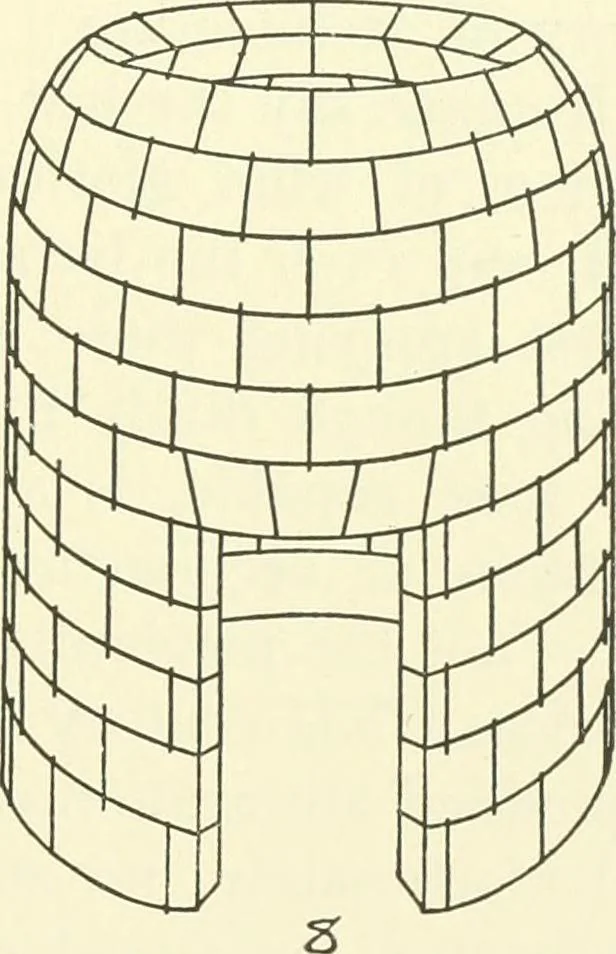 An illustration from Medieval architecture, its origins and development, with lists of monuments and bibliographies, 1909, leaf 62