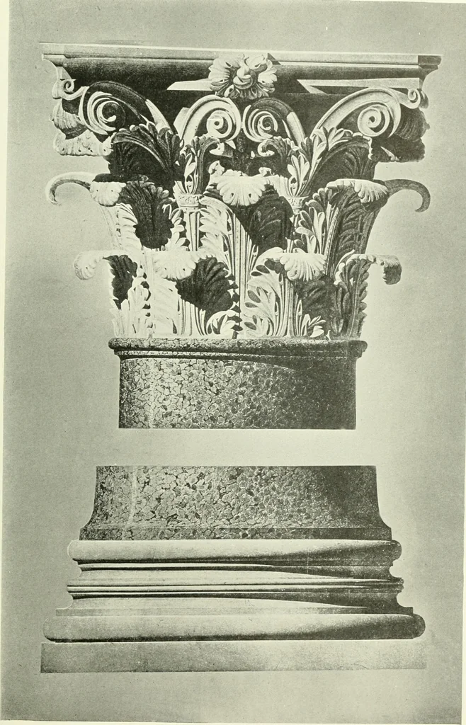 An illustration from Medieval architecture, its origins and development, with lists of monuments and bibliographies, 1909, leaf 76