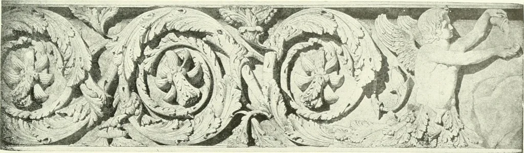 An illustration from Medieval architecture, its origins and development, with lists of monuments and bibliographies, 1909, leaf 86