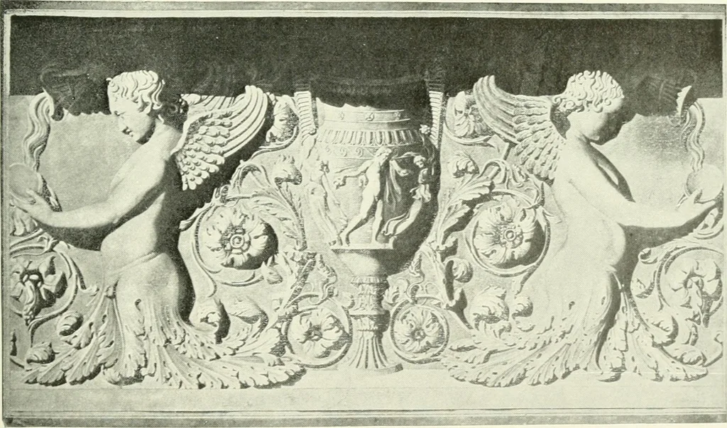 An illustration from Medieval architecture, its origins and development, with lists of monuments and bibliographies, 1909, leaf 86
