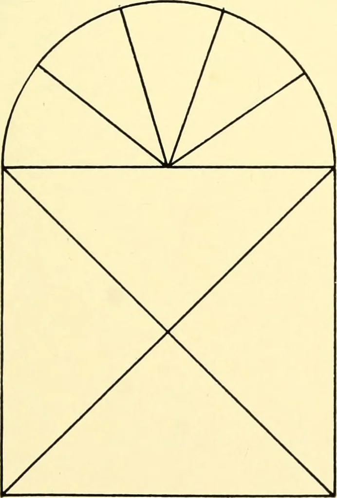 An illustration from Medieval architecture, its origins and development, with lists of monuments and bibliographies, 1909, leaf 130