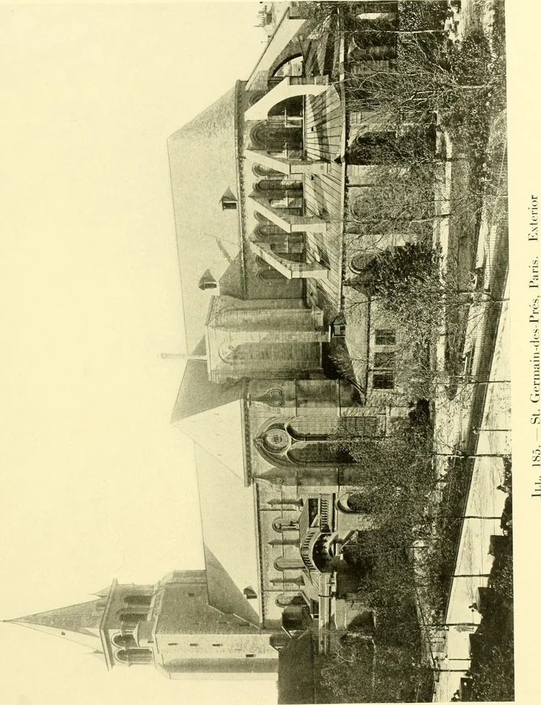An illustration from Medieval architecture, its origins and development, with lists of monuments and bibliographies, 1909, leaf 160