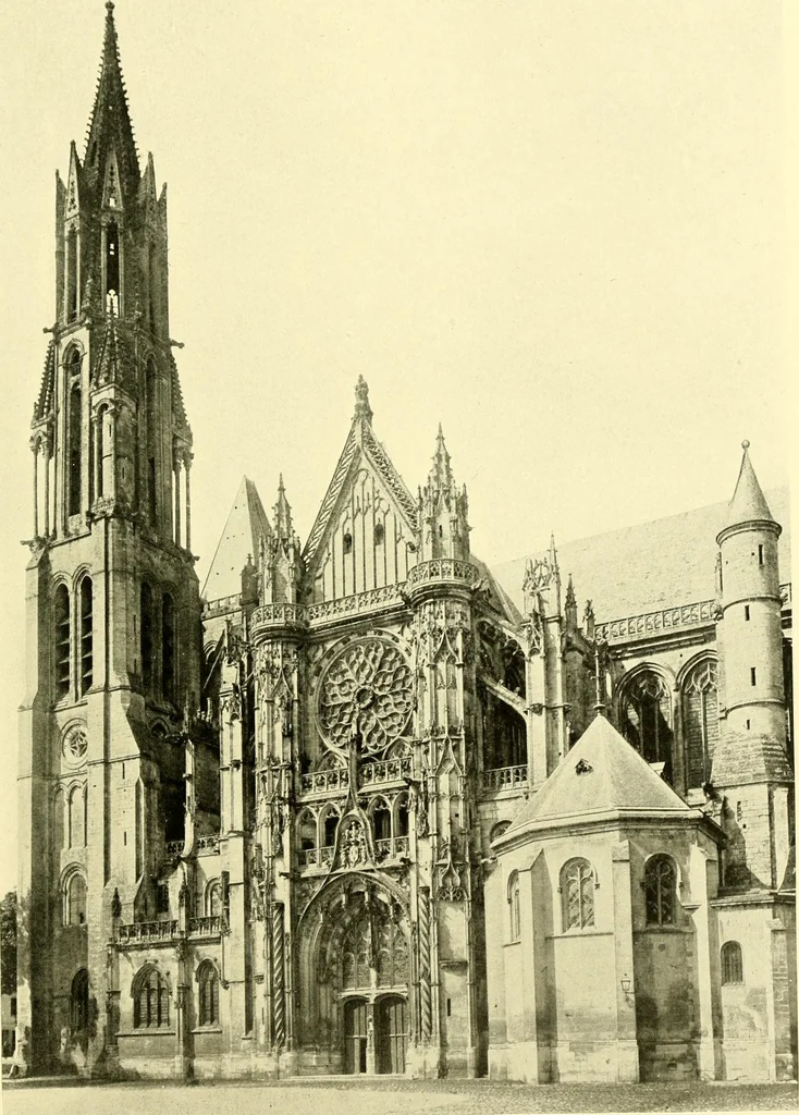 An illustration from Medieval architecture, its origins and development, with lists of monuments and bibliographies, 1909, leaf 176