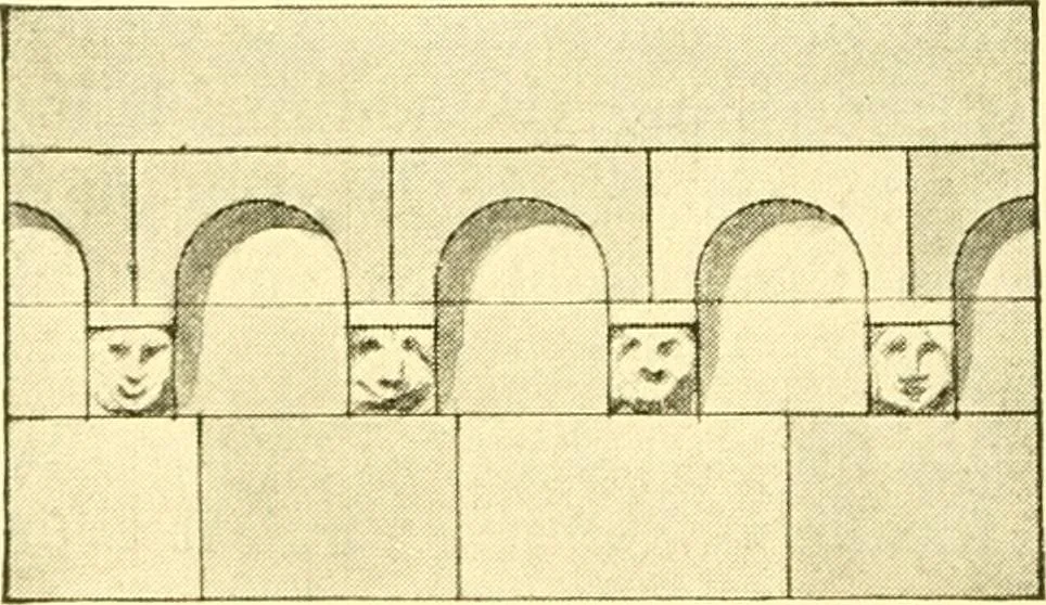 An illustration from Medieval architecture, its origins and development, with lists of monuments and bibliographies, 1909, leaf 223