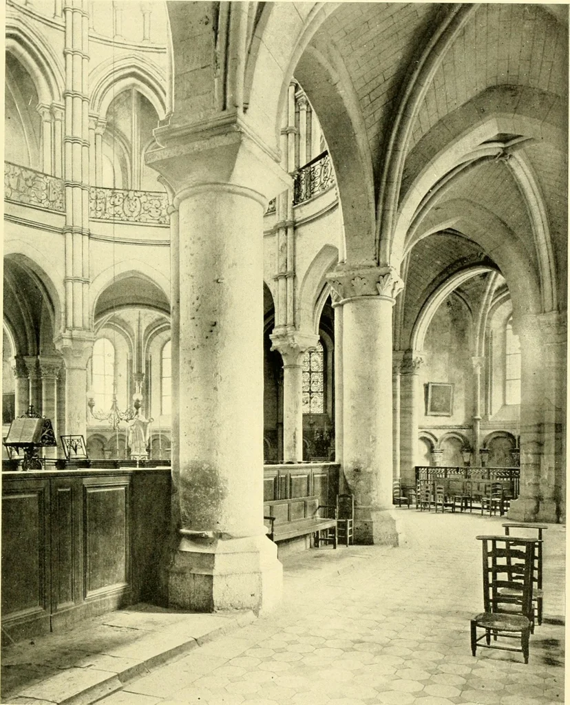 An illustration from Medieval architecture, its origins and development, with lists of monuments and bibliographies, 1909, leaf 224
