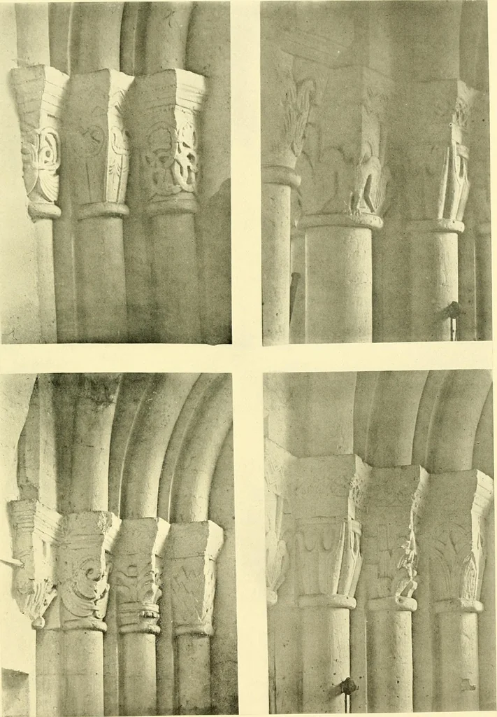 An illustration from Medieval architecture, its origins and development, with lists of monuments and bibliographies, 1909, leaf 230