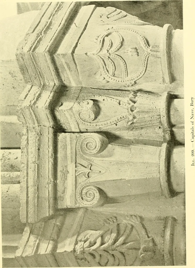An illustration from Medieval architecture, its origins and development, with lists of monuments and bibliographies, 1909, leaf 234
