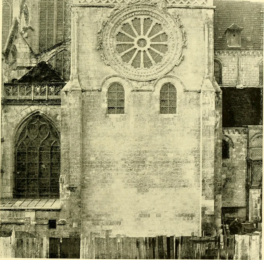 An illustration from Medieval architecture, its origins and development, with lists of monuments and bibliographies, 1909, leaf 242