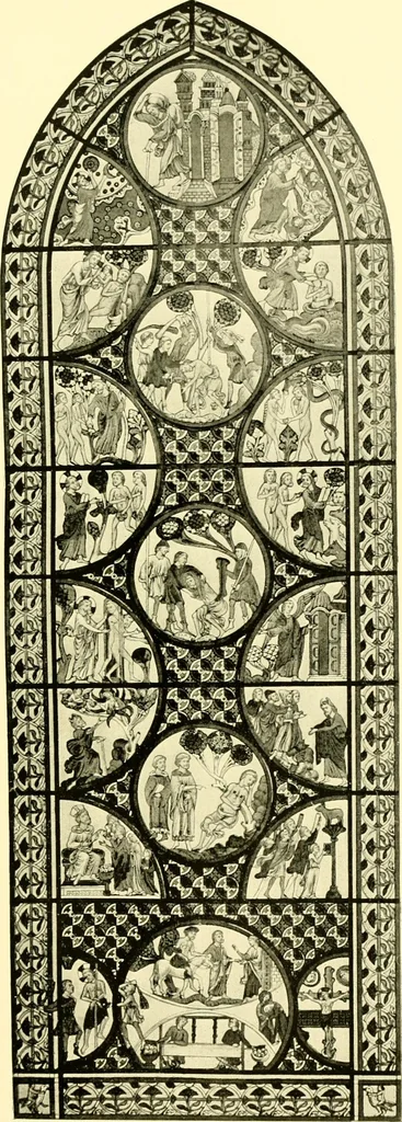 An illustration from Medieval architecture, its origins and development, with lists of monuments and bibliographies, 1909, leaf 246