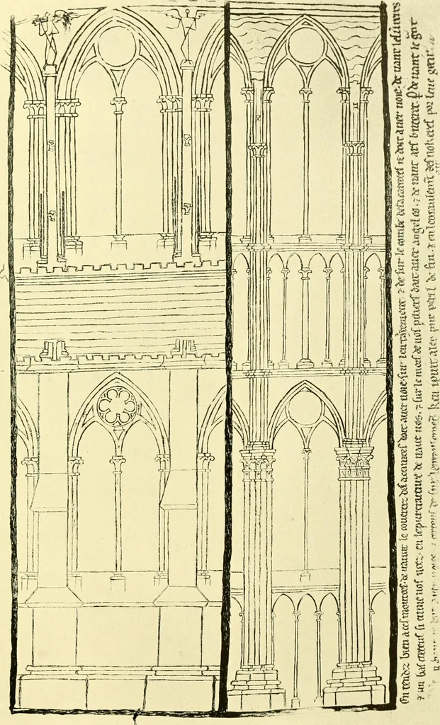 An illustration from Medieval architecture, its origins and development, with lists of monuments and bibliographies, 1909, leaf 258