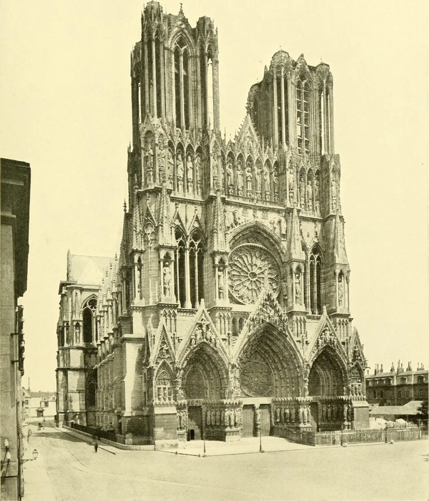 An illustration from Medieval architecture, its origins and development, with lists of monuments and bibliographies, 1909, leaf 396