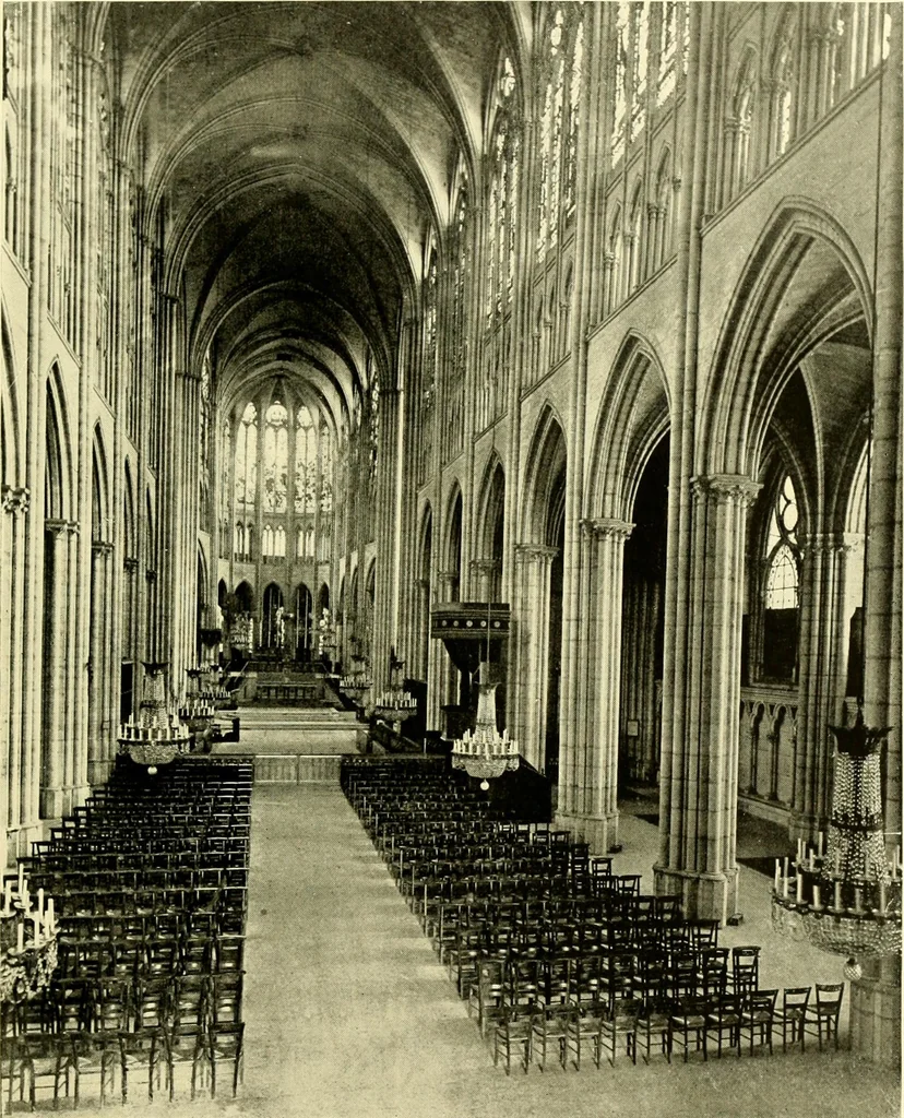 An illustration from Medieval architecture, its origins and development, with lists of monuments and bibliographies, 1909, leaf 452