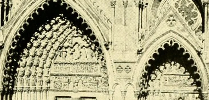 An illustration from Medieval architecture, its origins and development, with lists of monuments and bibliographies, 1909, leaf 466