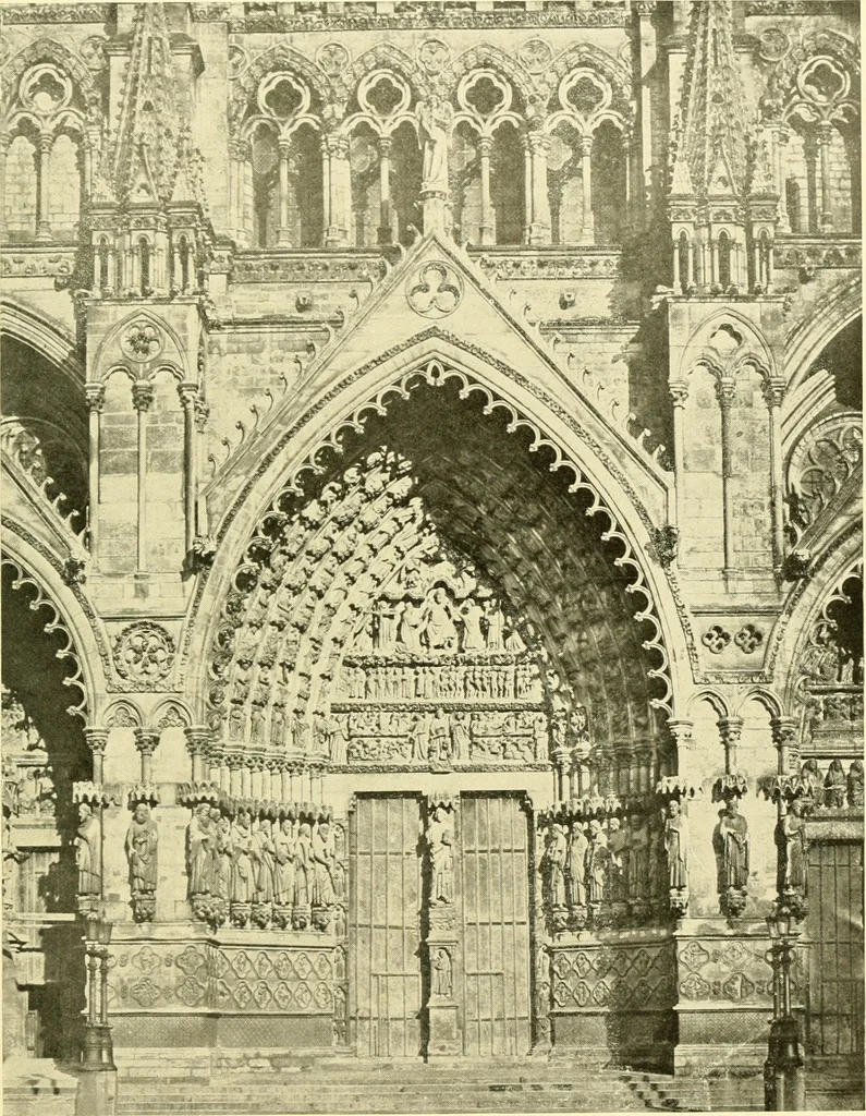 An illustration from Medieval architecture, its origins and development, with lists of monuments and bibliographies, 1909, leaf 468