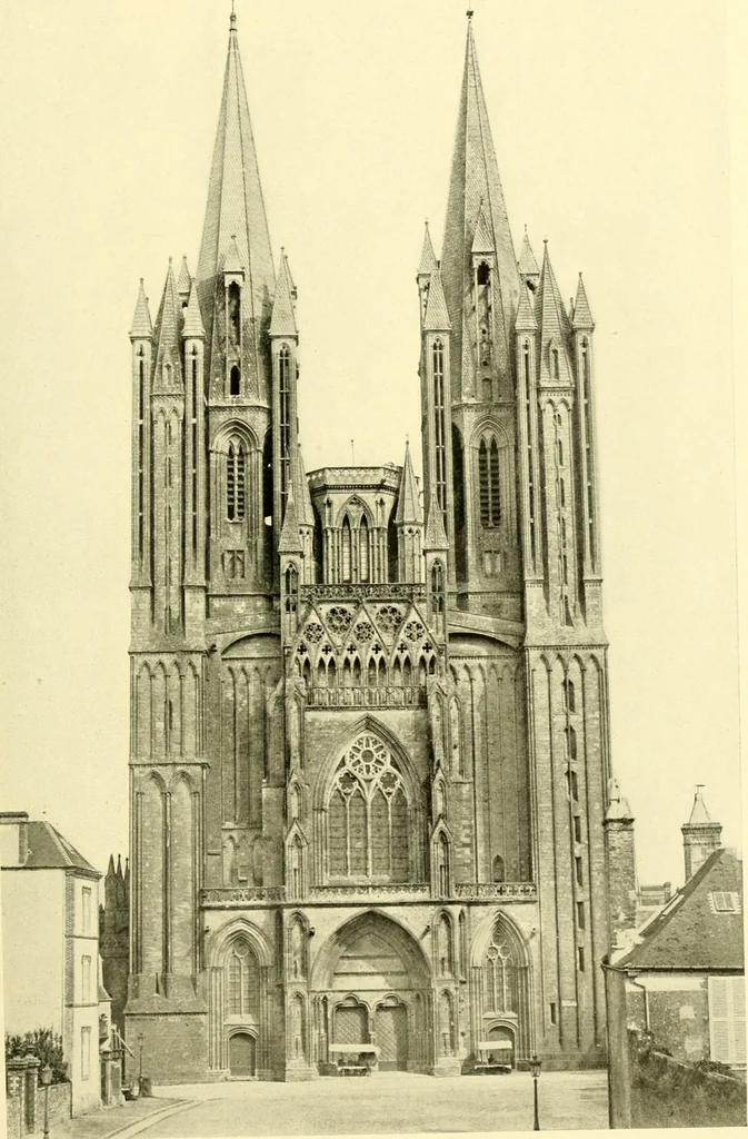 An illustration from Medieval architecture, its origins and development, with lists of monuments and bibliographies, 1909, leaf 472