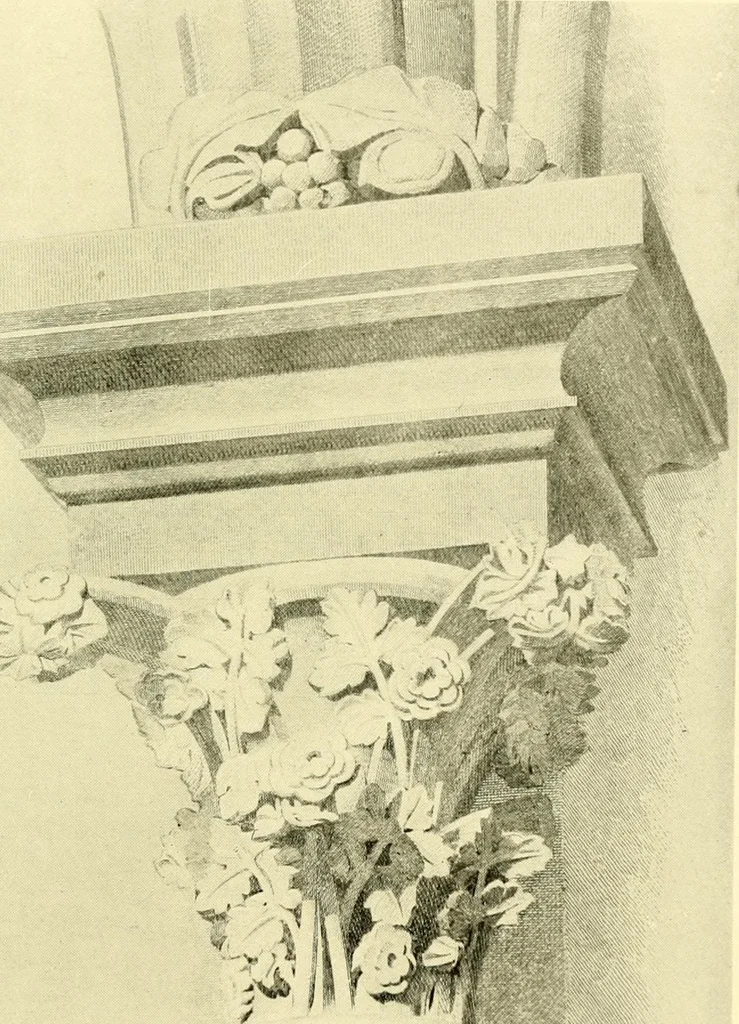 An illustration from Medieval architecture, its origins and development, with lists of monuments and bibliographies, 1909, leaf 494
