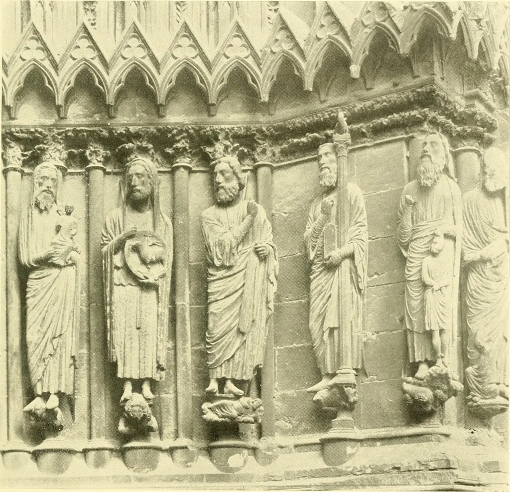 An illustration from Medieval architecture, its origins and development, with lists of monuments and bibliographies, 1909, leaf 510