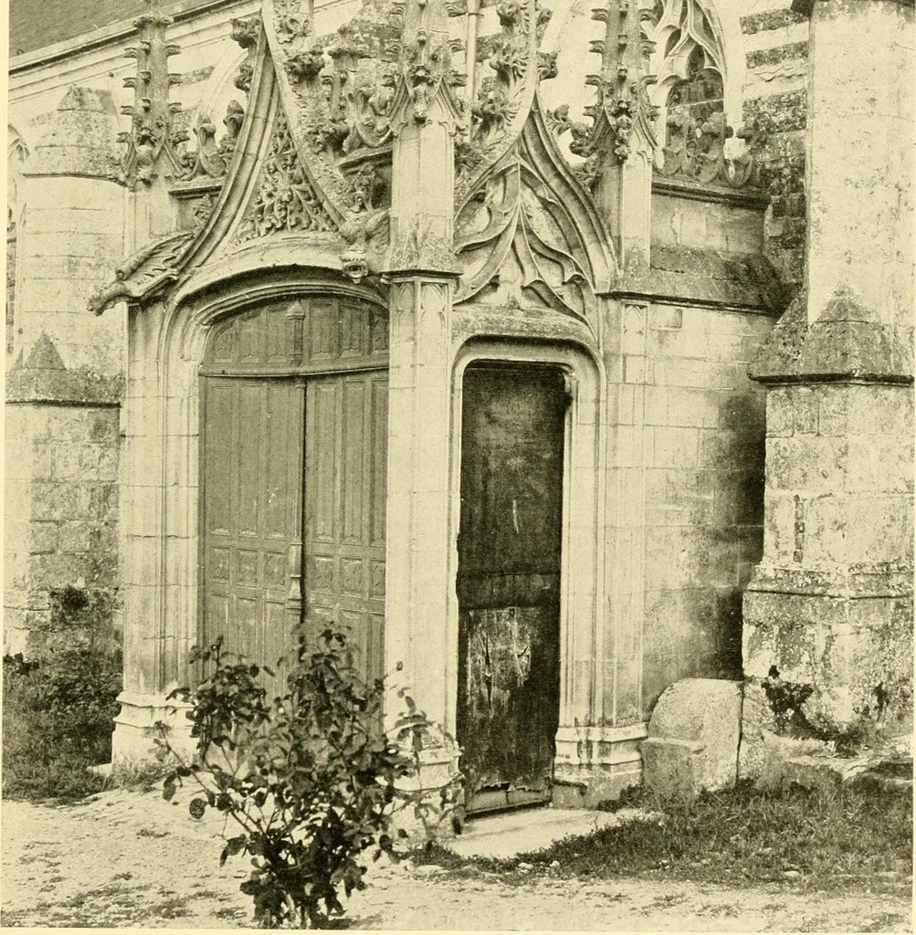 An illustration from Medieval architecture, its origins and development, with lists of monuments and bibliographies, 1909, leaf 578