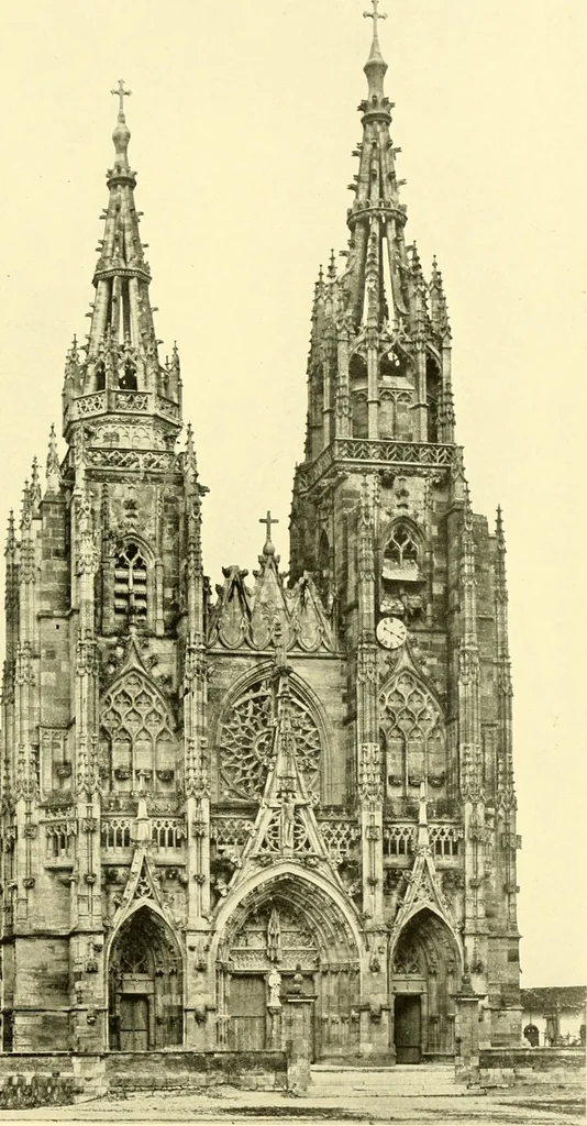 An illustration from Medieval architecture, its origins and development, with lists of monuments and bibliographies, 1909, leaf 600