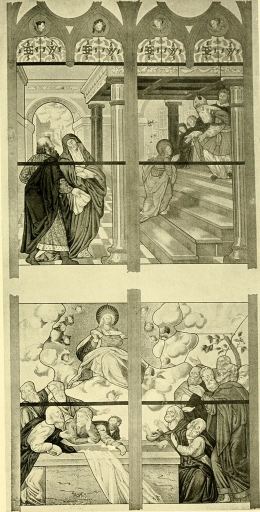 An illustration from Medieval architecture, its origins and development, with lists of monuments and bibliographies, 1909, leaf 634