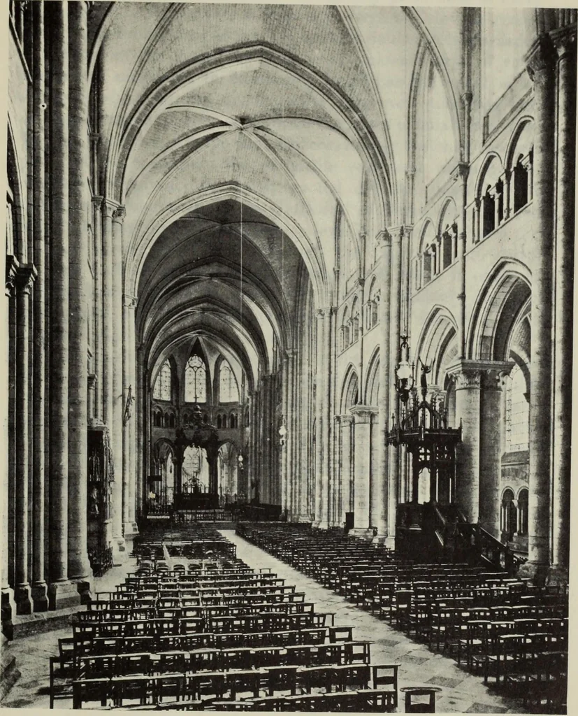 An illustration from Medieval architecture; its origins and development : with lists of monuments and bibliographies, 1909, leaf 130