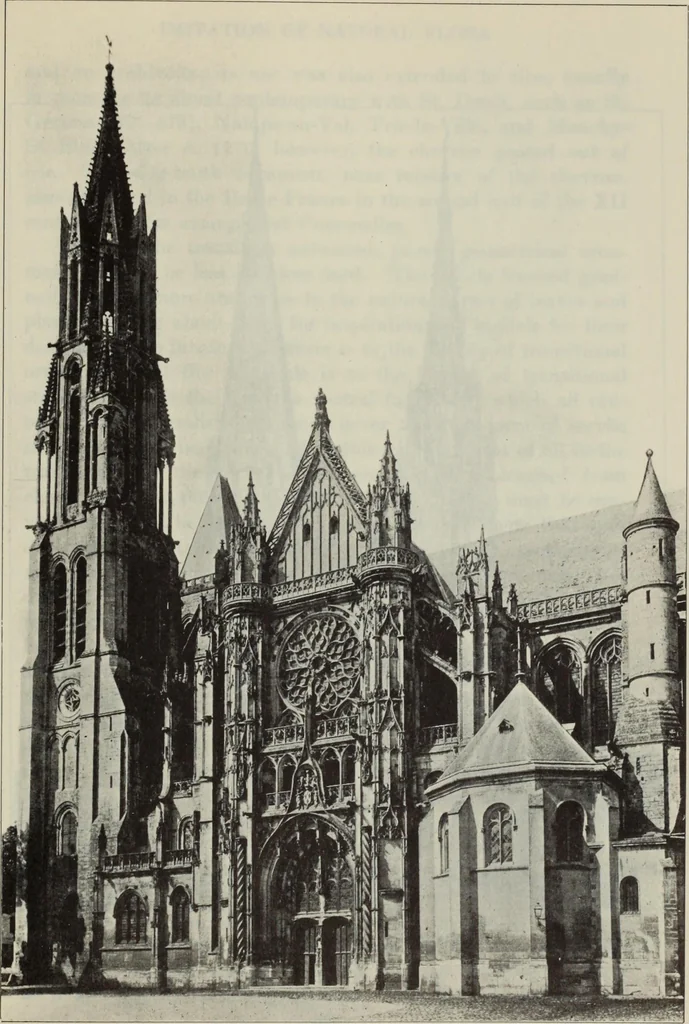 An illustration from Medieval architecture; its origins and development : with lists of monuments and bibliographies, 1909, leaf 162