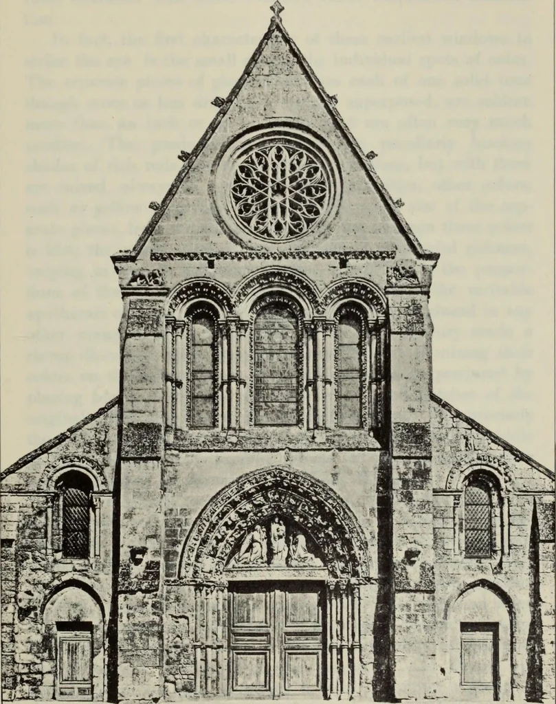 An illustration from Medieval architecture; its origins and development : with lists of monuments and bibliographies, 1909, leaf 174