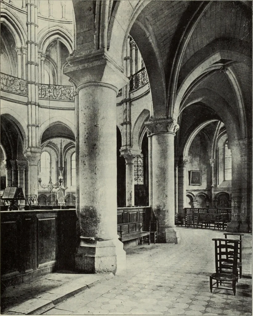 An illustration from Medieval architecture; its origins and development : with lists of monuments and bibliographies, 1909, leaf 198