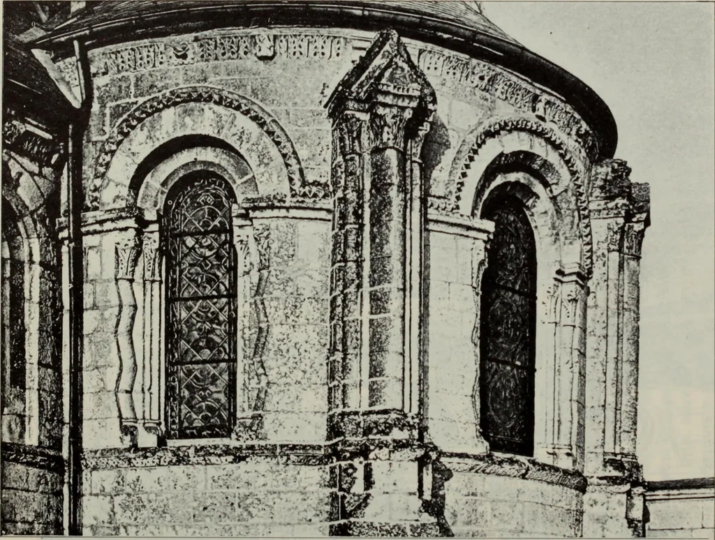 An illustration from Medieval architecture; its origins and development : with lists of monuments and bibliographies, 1909, leaf 199