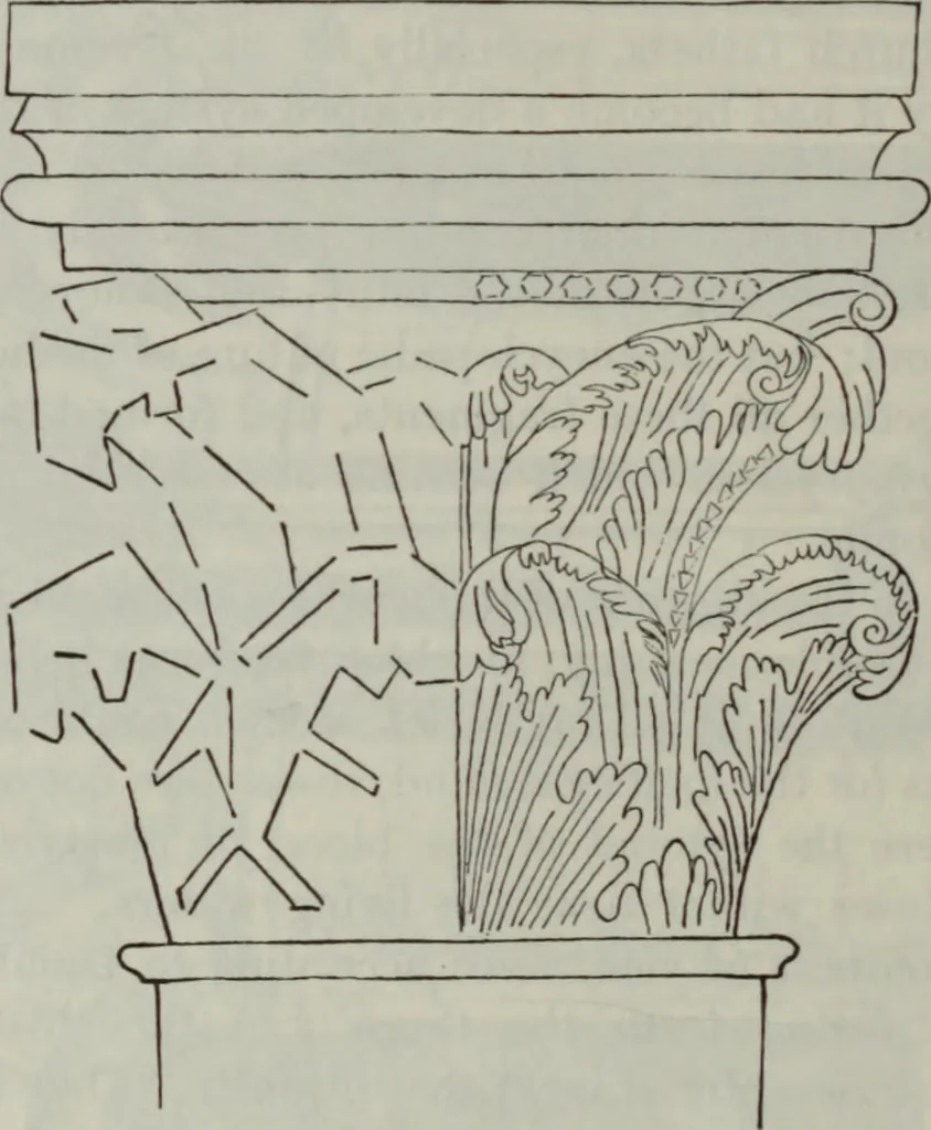 An illustration from Medieval architecture; its origins and development : with lists of monuments and bibliographies, 1909, leaf 201