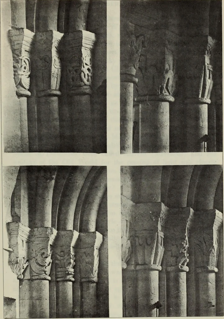 An illustration from Medieval architecture; its origins and development : with lists of monuments and bibliographies, 1909, leaf 202