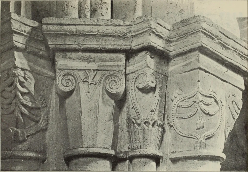 An illustration from Medieval architecture; its origins and development : with lists of monuments and bibliographies, 1909, leaf 206