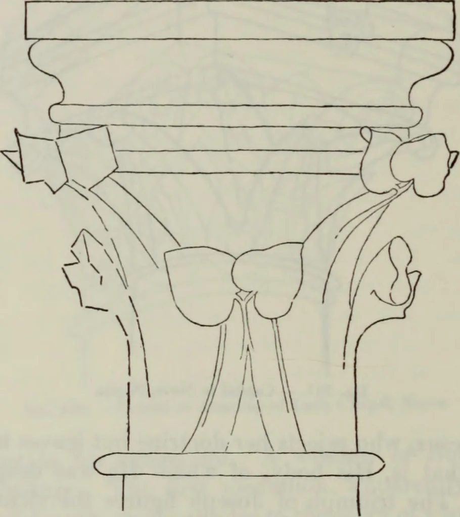 An illustration from Medieval architecture; its origins and development : with lists of monuments and bibliographies, 1909, leaf 211