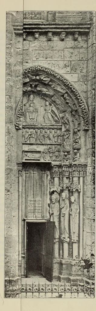 An illustration from Medieval architecture; its origins and development : with lists of monuments and bibliographies, 1909, leaf 222