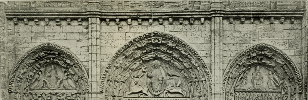 An illustration from Medieval architecture; its origins and development : with lists of monuments and bibliographies, 1909, leaf 223