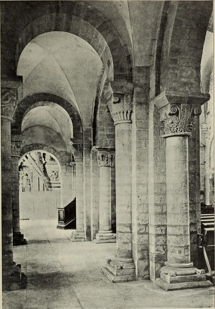 An illustration from Medieval architecture; its origins and development : with lists of monuments and bibliographies, 1909, leaf 24