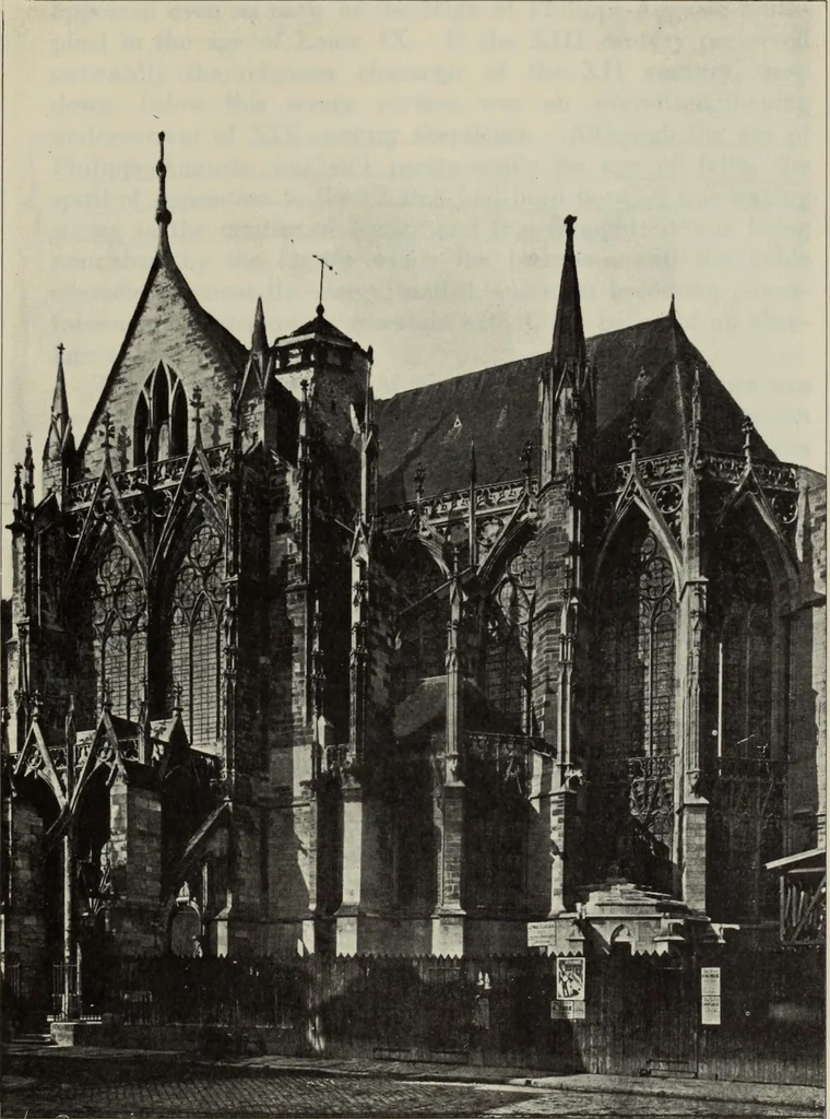 An illustration from Medieval architecture; its origins and development : with lists of monuments and bibliographies, 1909, leaf 353