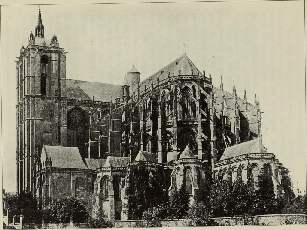 An illustration from Medieval architecture; its origins and development : with lists of monuments and bibliographies, 1909, leaf 357