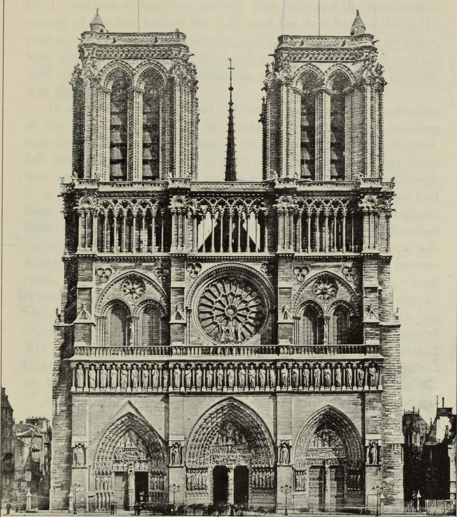 An illustration from Medieval architecture; its origins and development : with lists of monuments and bibliographies, 1909, leaf 365