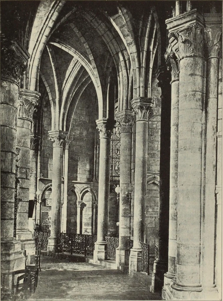 An illustration from Medieval architecture; its origins and development : with lists of monuments and bibliographies, 1909, leaf 407