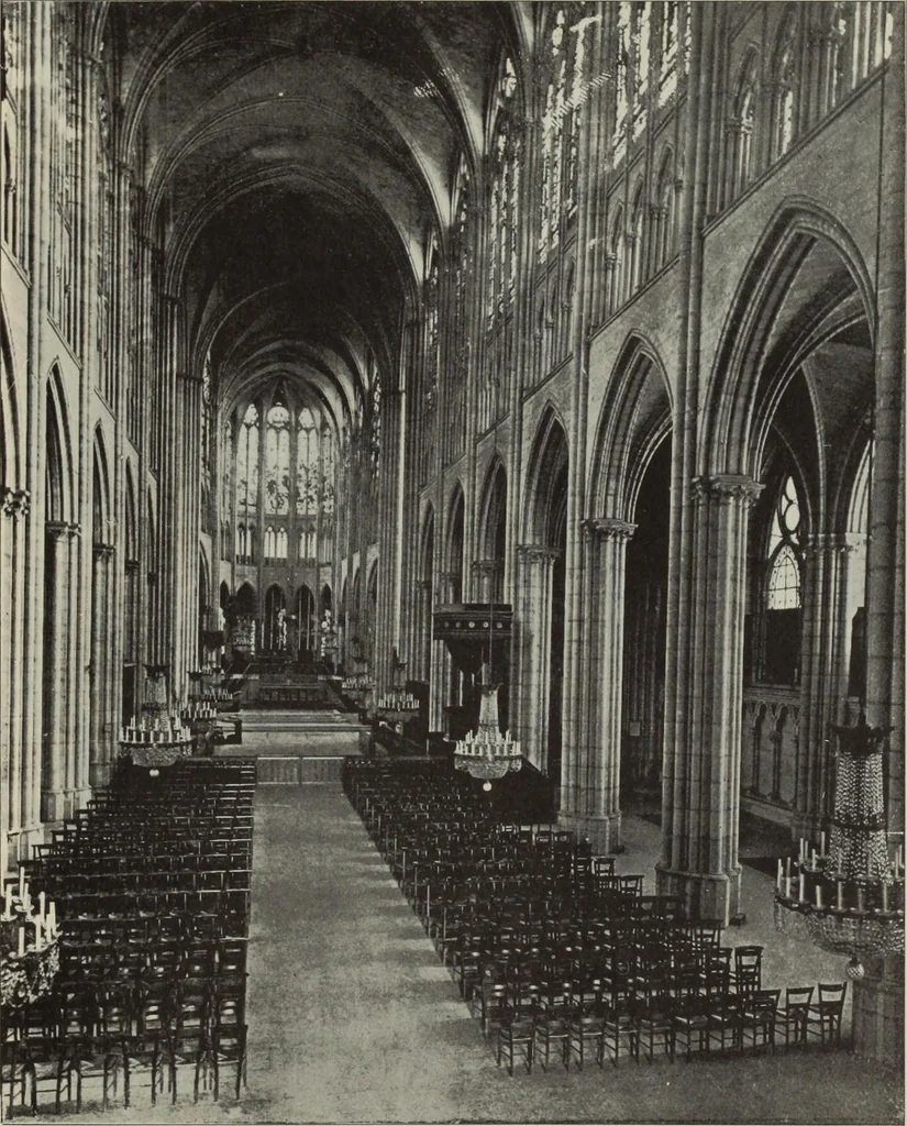 An illustration from Medieval architecture; its origins and development : with lists of monuments and bibliographies, 1909, leaf 415