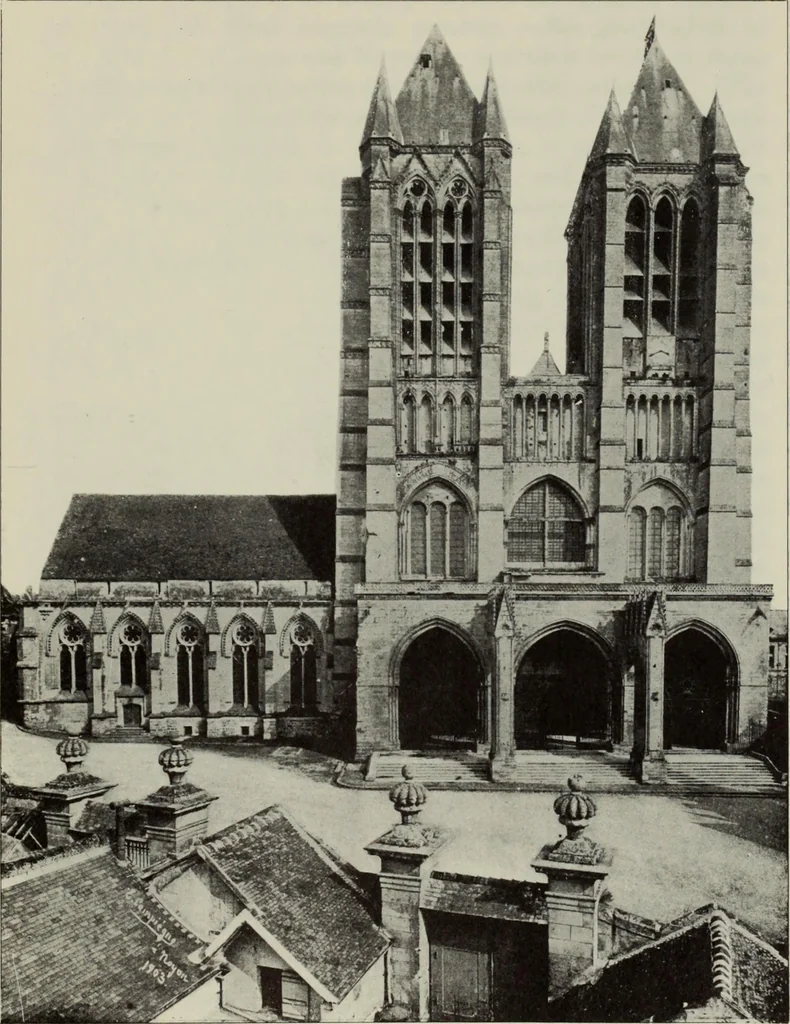 An illustration from Medieval architecture; its origins and development : with lists of monuments and bibliographies, 1909, leaf 423