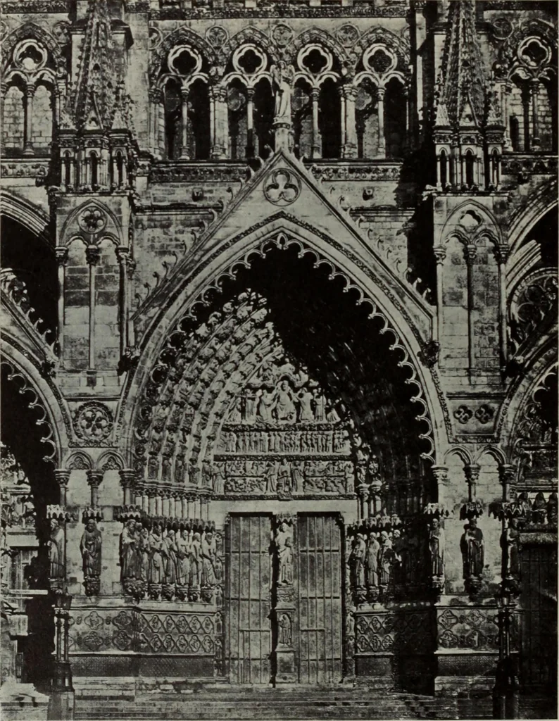 An illustration from Medieval architecture; its origins and development : with lists of monuments and bibliographies, 1909, leaf 428