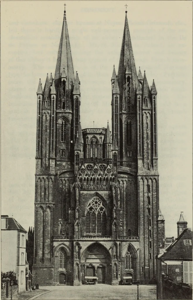 An illustration from Medieval architecture; its origins and development : with lists of monuments and bibliographies, 1909, leaf 431