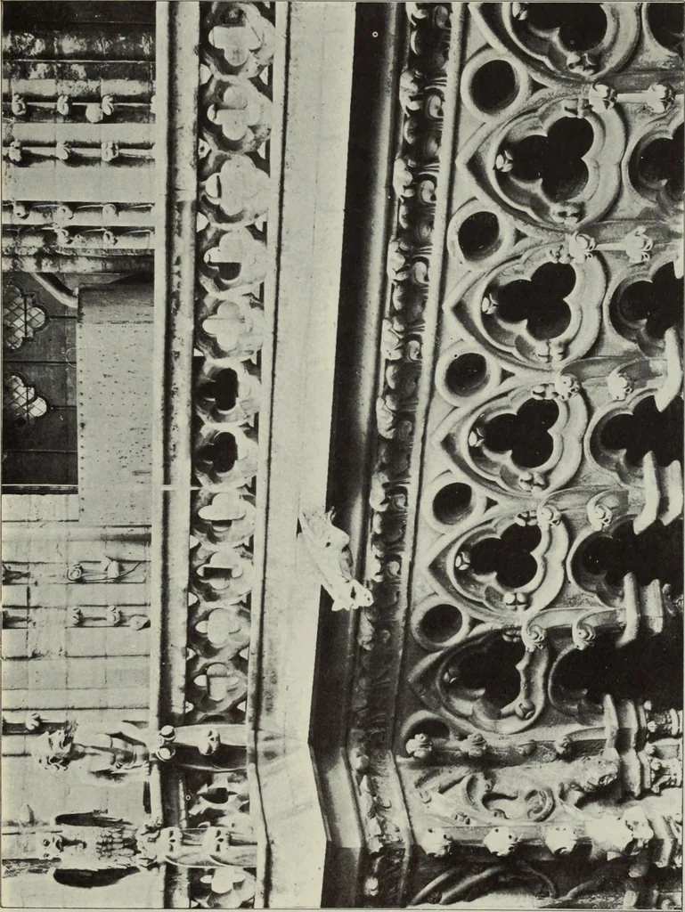 An illustration from Medieval architecture; its origins and development : with lists of monuments and bibliographies, 1909, leaf 439