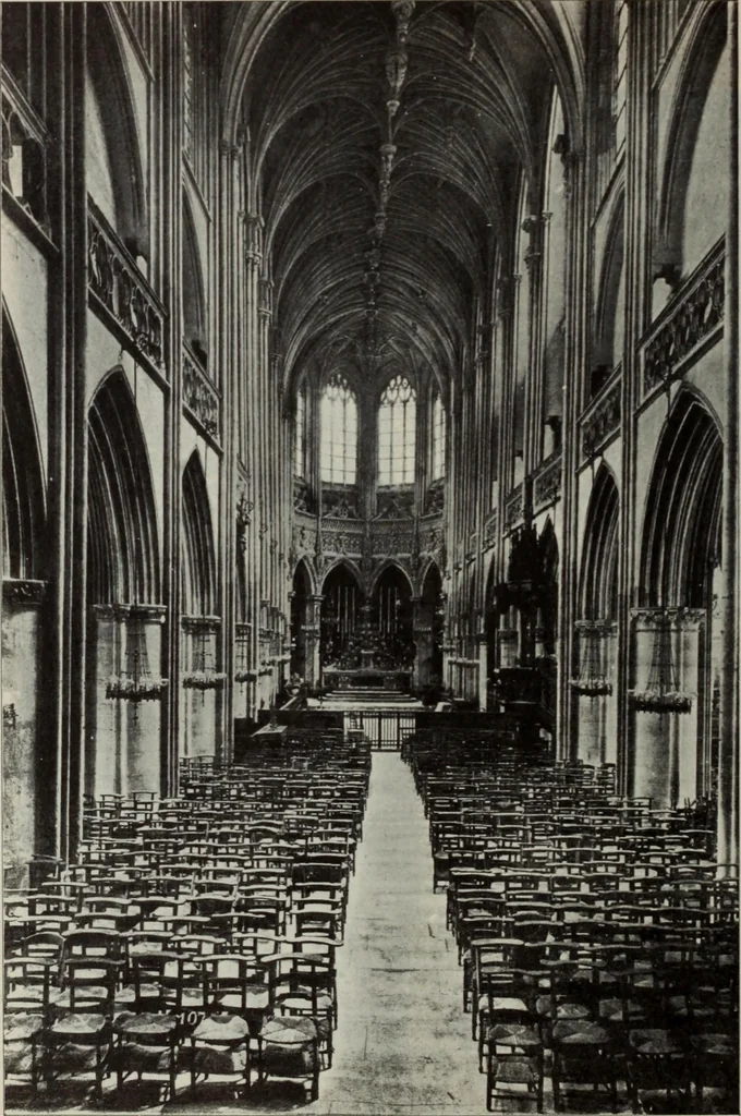 An illustration from Medieval architecture; its origins and development : with lists of monuments and bibliographies, 1909, leaf 440