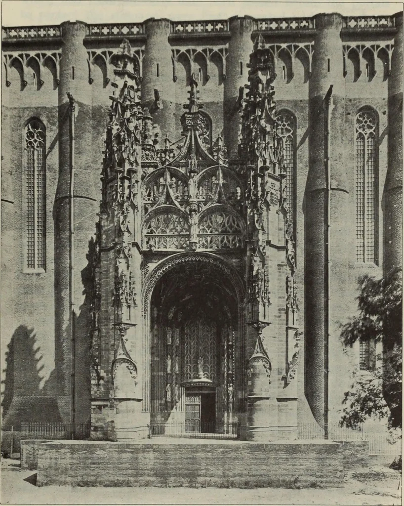 An illustration from Medieval architecture; its origins and development : with lists of monuments and bibliographies, 1909, leaf 443