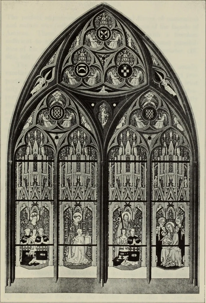 An illustration from Medieval architecture; its origins and development : with lists of monuments and bibliographies, 1909, leaf 453