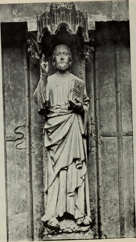 An illustration from Medieval architecture; its origins and development : with lists of monuments and bibliographies, 1909, leaf 458