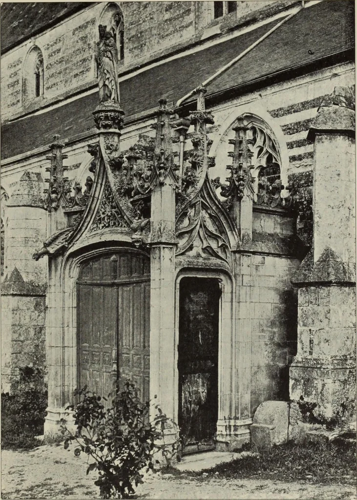 An illustration from Medieval architecture; its origins and development : with lists of monuments and bibliographies, 1909, leaf 527